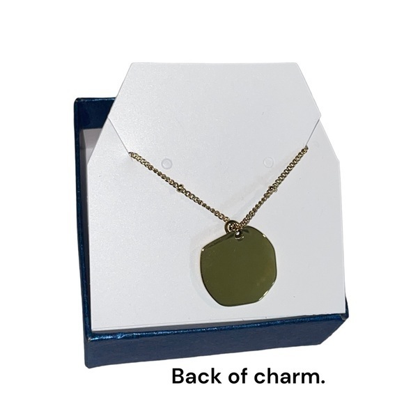 NIB 22K Gold Plated “B” Initial Necklace - Picture 2 of 7